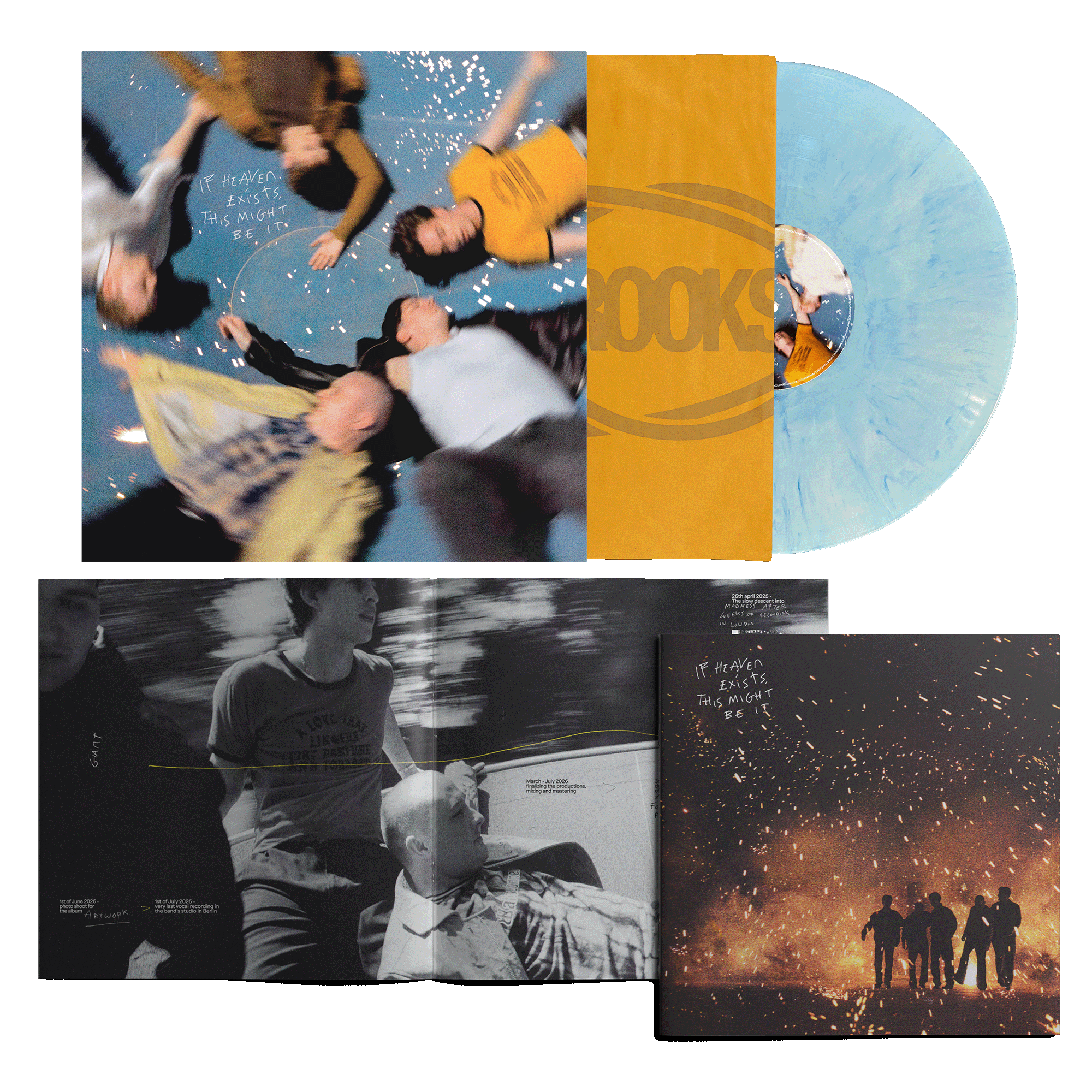 Giant Rooks - If Heaven Exists, This Might Be It (Ltd. Blue Marbled LP, signed)