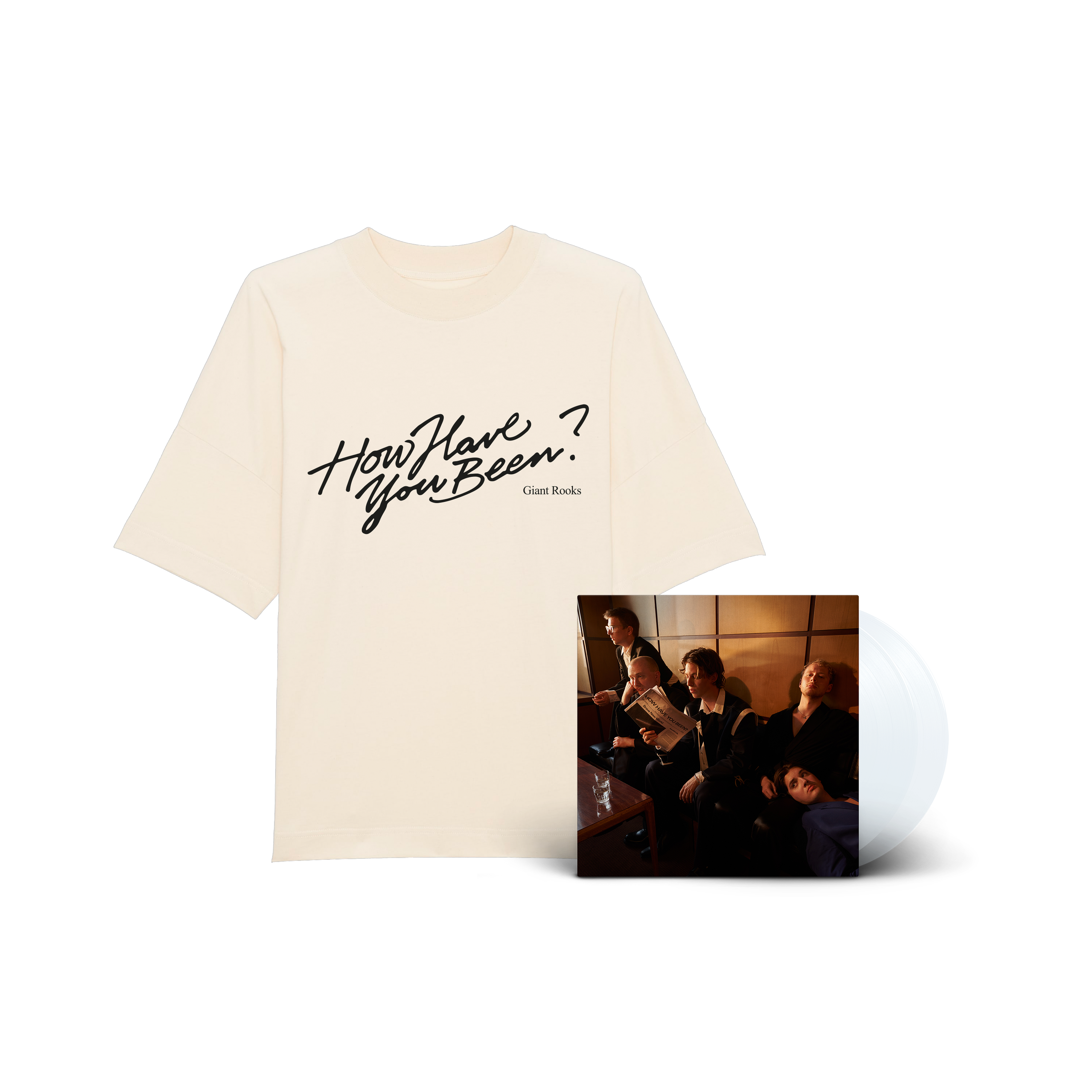 Ltd. Signed 2LP Crystal Clear + T-Shirt Natural Raw
